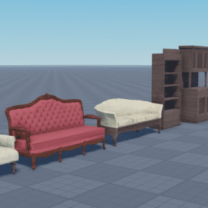 Old Living Room Furniture Pack