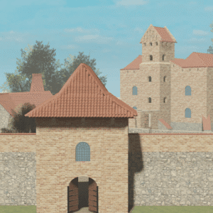 Trakai Castle Medieval Island Fortress Template