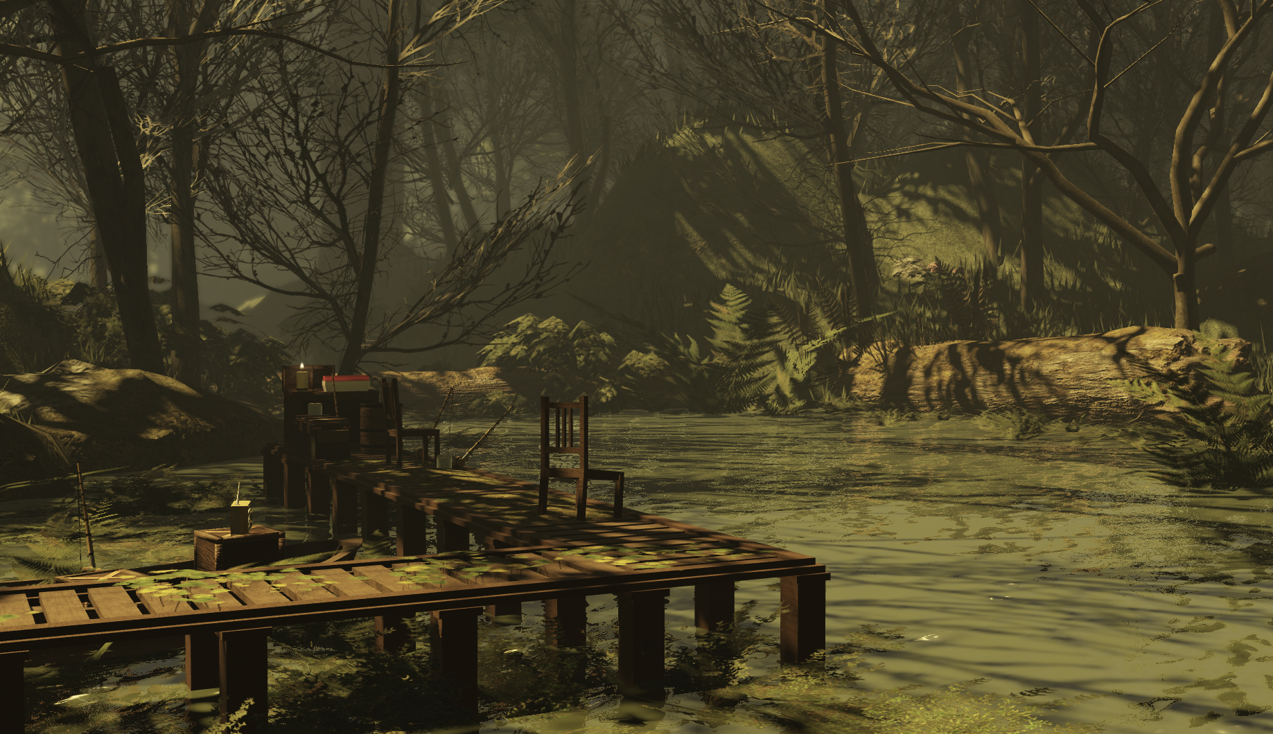 Swamp Fishing Spot Scenery/Showcase Map