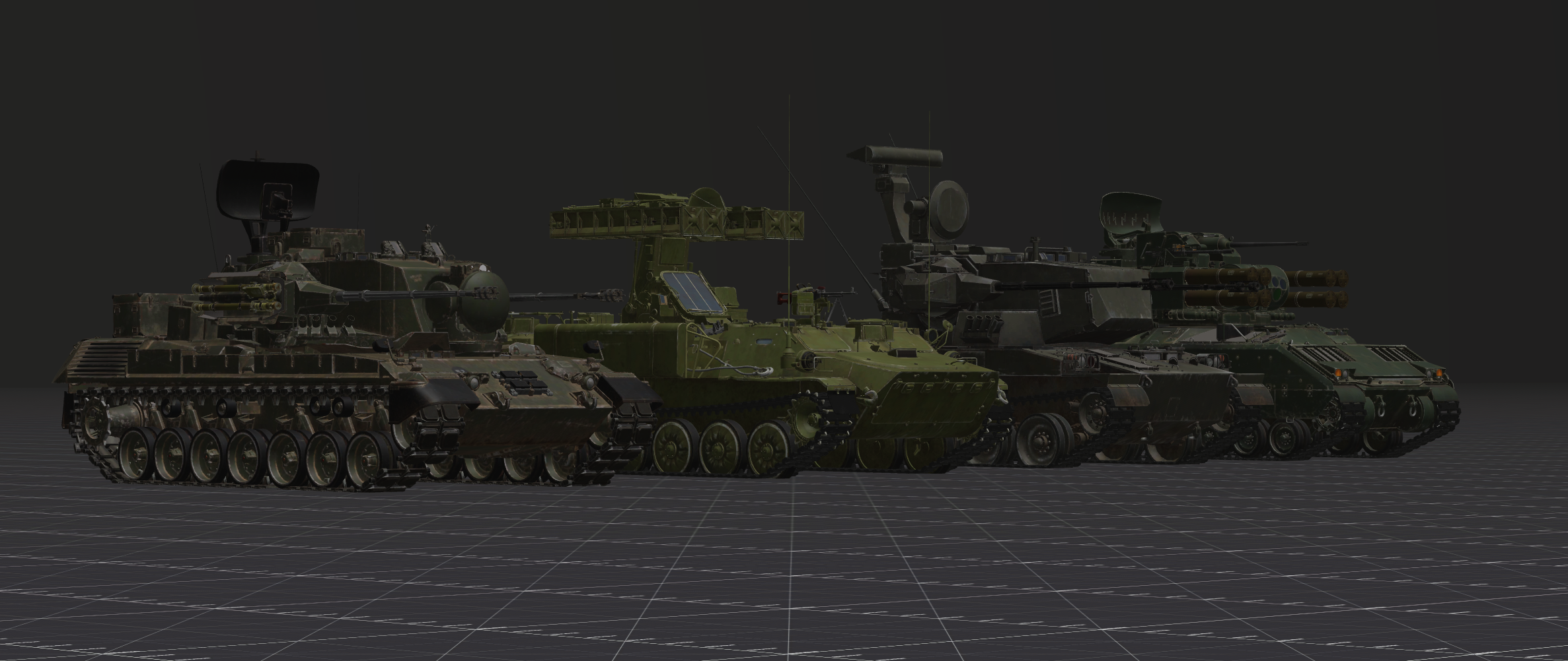 Custom Anti Aircraft Vehicle System Bundle