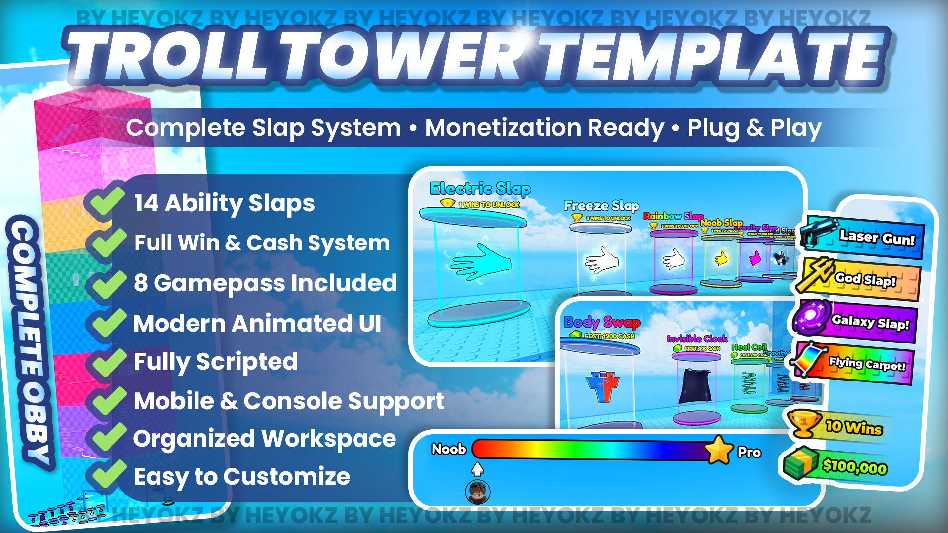 Ultimate Slap Tower Game Template