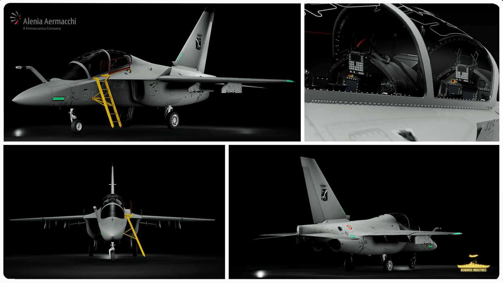 The Alenia Aermacchi M-346 Master Training Aircraft in Roblox is a highly detailed