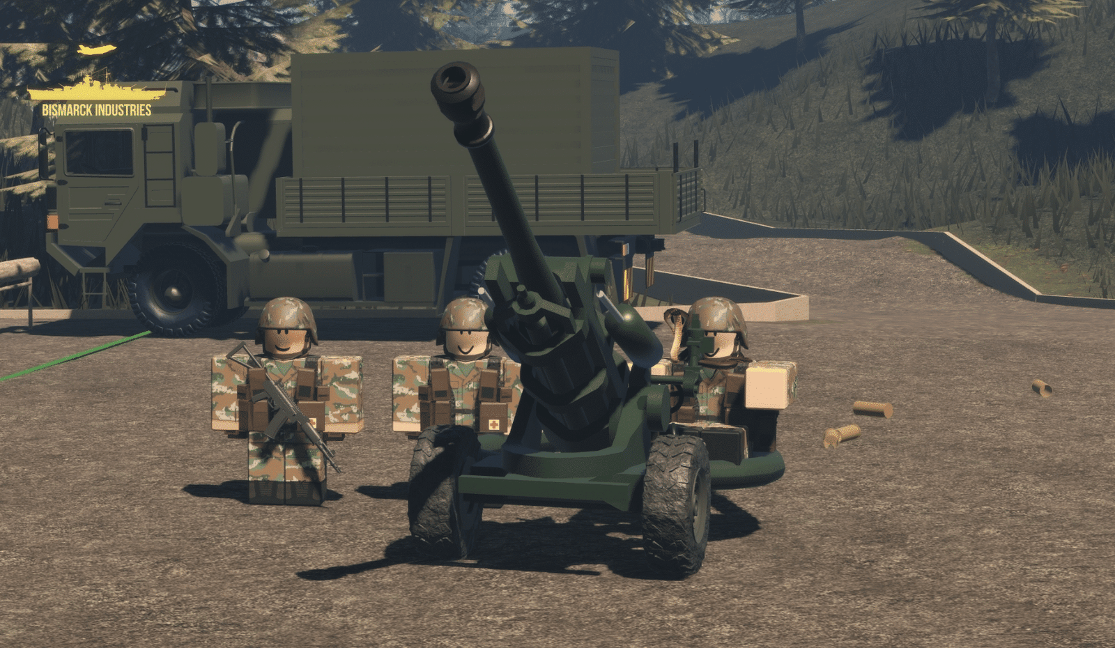 L119 Light Gun Artillery System and MAN SV Bundle L119 Light Gun Artillery System and MAN SV Bundle