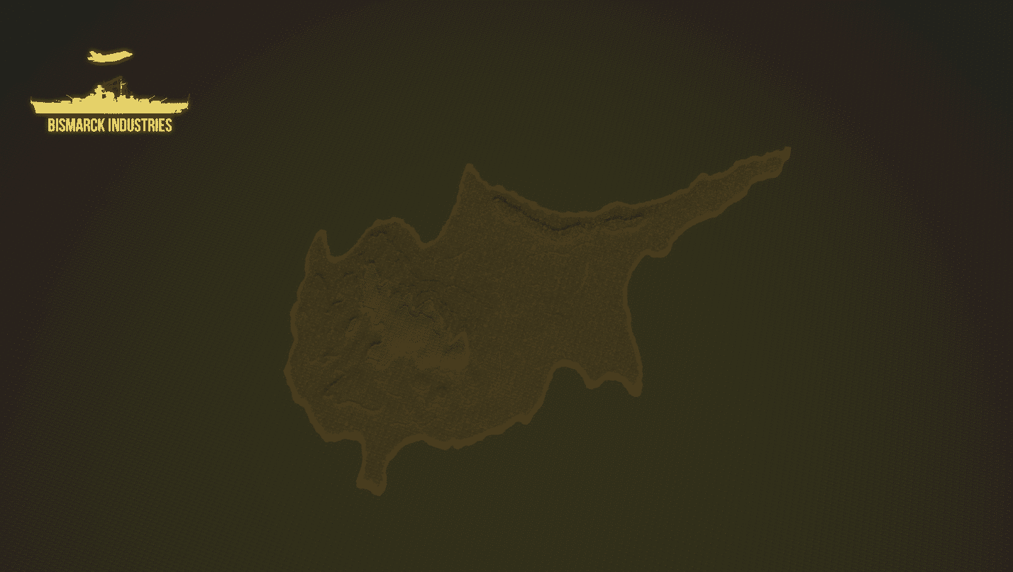 Cyprus Terrain Map
