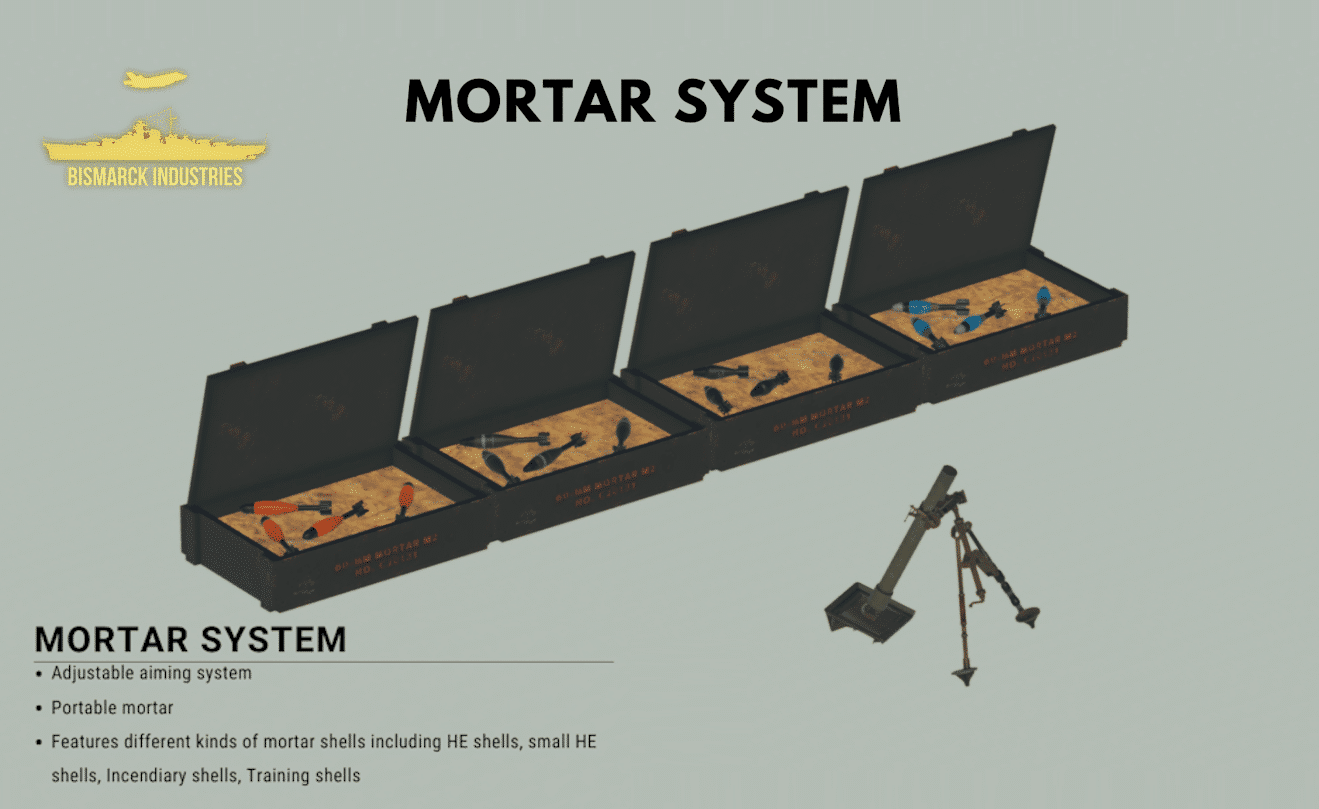 Mortar System The Portable Mortar System for Roblox is a scripted indirect fire weapon that allows players to launch explosive projectiles with precision and high-angle trajectories.