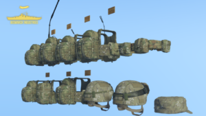 US OCP Helmet and Vest Pack 3